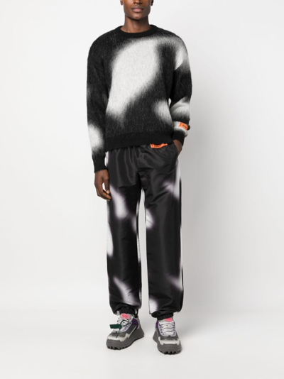 Shop Heron Preston Printed Track Pants In Black