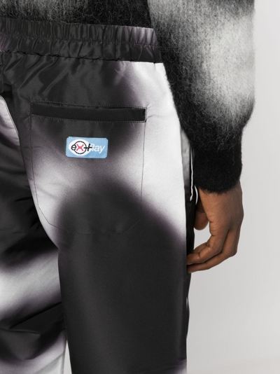 Heron Preston Printed Track Pants In Black