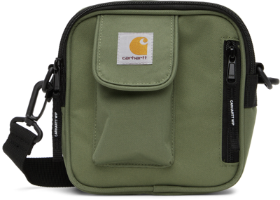 Shop Carhartt Green Small Essentials Bag In Dollars Green