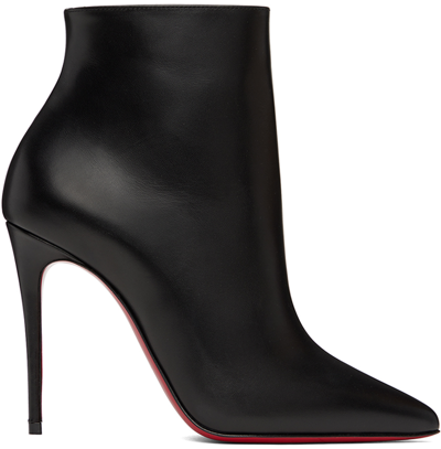 Shop Christian Louboutin Black So Kate 100 Boots In Bk01 Black
