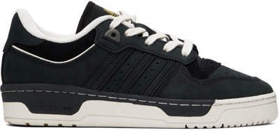 Shop Adidas Originals Black Rivalry 86 2.5 Low Sneakers In Core Black/talc/crea
