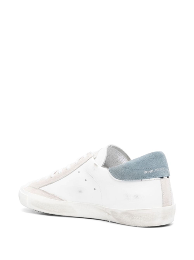 Shop Philippe Model Paris Prsx Mixage Pop Logo-patch Sneakers In White