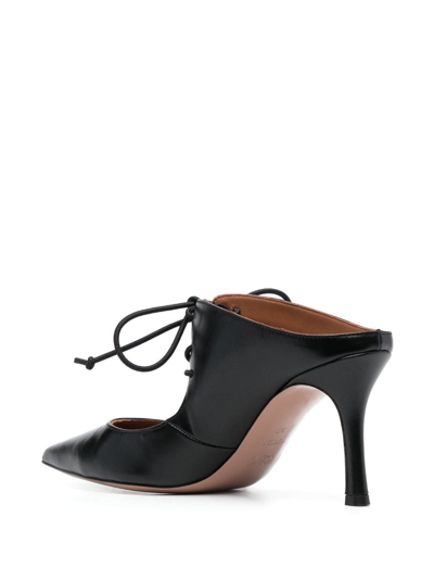 Shop Malone Souliers Marcia 85mm Leather Pumps In Black