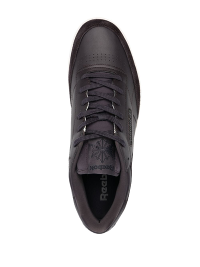Shop Reebok Lace-up Low-top Sneakers In Black