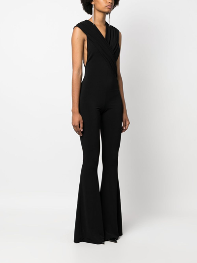 Shop The Andamane Naomi Sleeveless Flared Jumpsuit In Black
