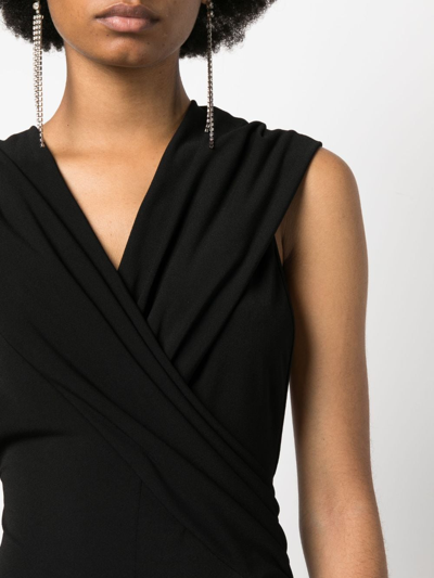 Shop The Andamane Naomi Sleeveless Flared Jumpsuit In Black