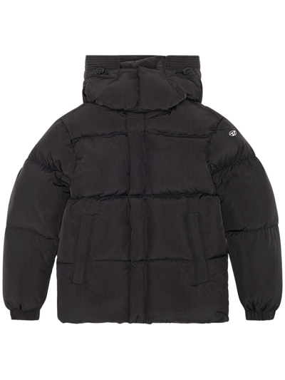 Shop Diesel W-rolfys Padded Jacket In Black