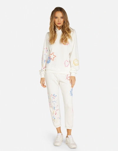 Lauren Moshi Alana Splatter Elements In Milk
