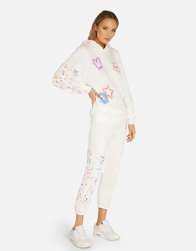 Shop Lauren Moshi Alana Splatter Elements In Milk