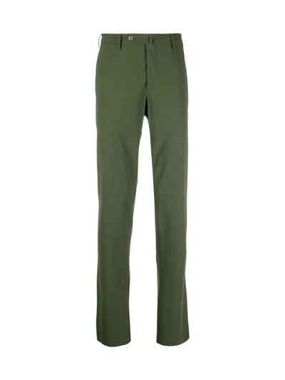 Shop Pt01 Slim Trav Organic Kinetic Summer Fabric Pant Clothing In Green