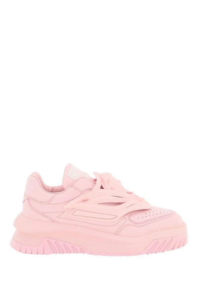 Shop Versace Odissea Sneakers In Pink