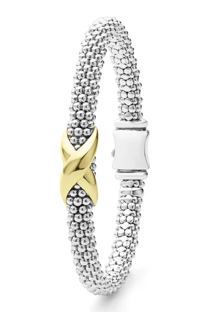 Shop Lagos Embrace Bracelet In Metallic