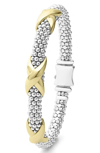 Lagos Embrace Station Bracelet In Metallic