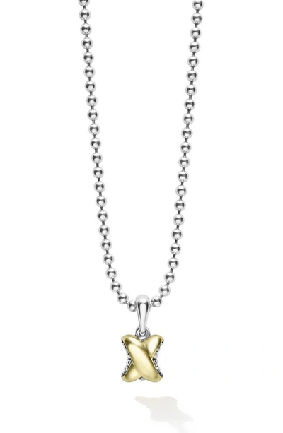 Lagos Embrace Pendant Necklace In Gold/ Silver