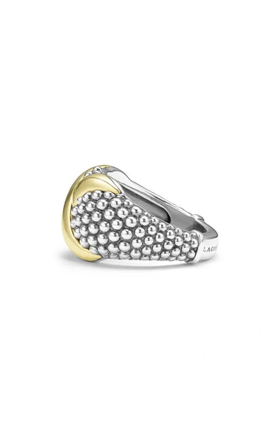 Lagos Embrace Dome Ring In Metallic