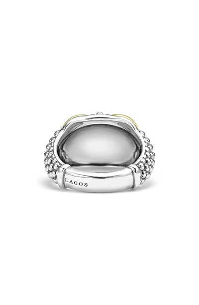 Lagos Embrace Dome Ring In Metallic