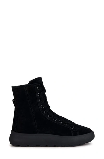 Shop Geox Spherica Lace-up Boot In Black