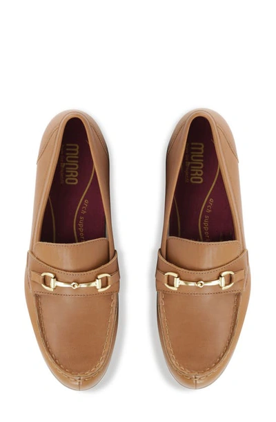 Shop Munro Gryffin Bit Loafer In Tan