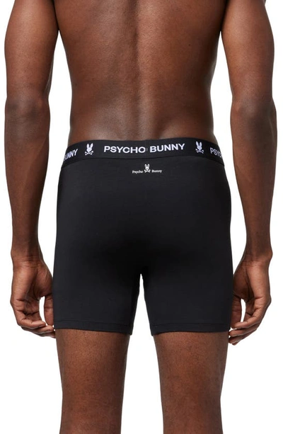 Shop Psycho Bunny Assorted 2-pack Boxer Briefs In Black