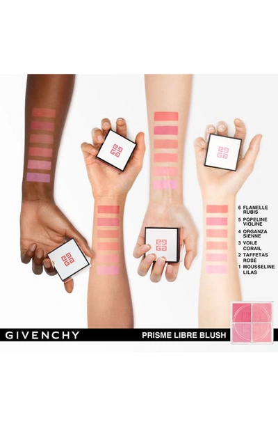 Givenchy Prisme Libre Loose Powder Blush In N06 Flanelle Rubis