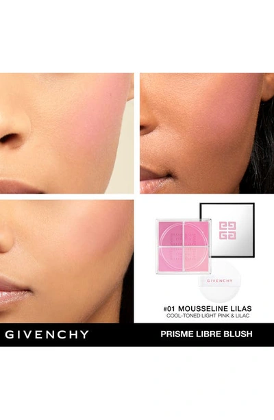 Givenchy Prisme Libre Loose Powder Blush In N01 Mousseline Lilas