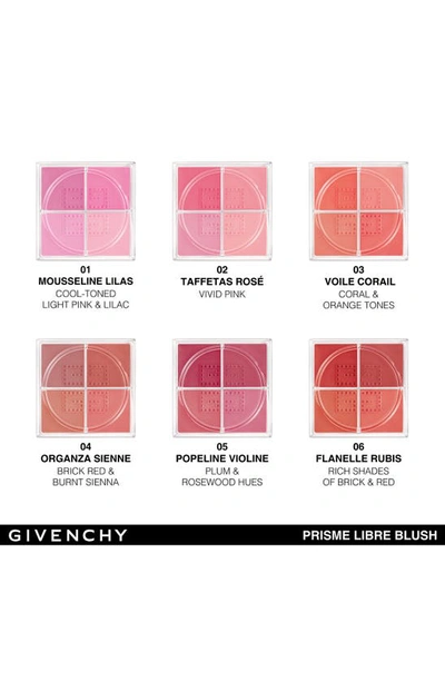 Givenchy Prisme Libre Loose Powder Blush In N06 Flanelle Rubis