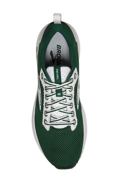 Shop Brooks Revel 6 Hybrid Running Shoe In Eden/ White