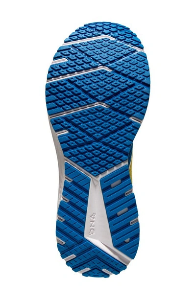 Shop Brooks Revel 6 Hybrid Running Shoe In Blue/ Yellow