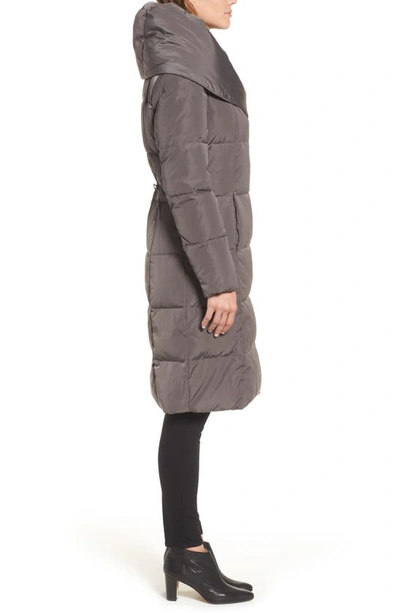 Shop Cole Haan Signature Cole Haan Down & Feather Coat In Carbon