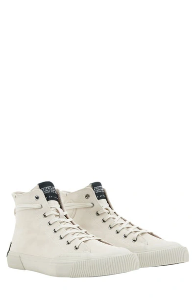 Allsaints Dumont High Top Sneaker In Chalk White | ModeSens