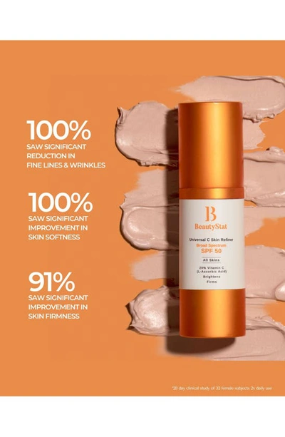 Beautystat Universal C Skin Refiner Vitamin C Serum + Spf 50 Mineral Sunscreen