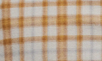 Allsaints Sonny Plaid Flannel Button-up Shirt In Faded Taupe