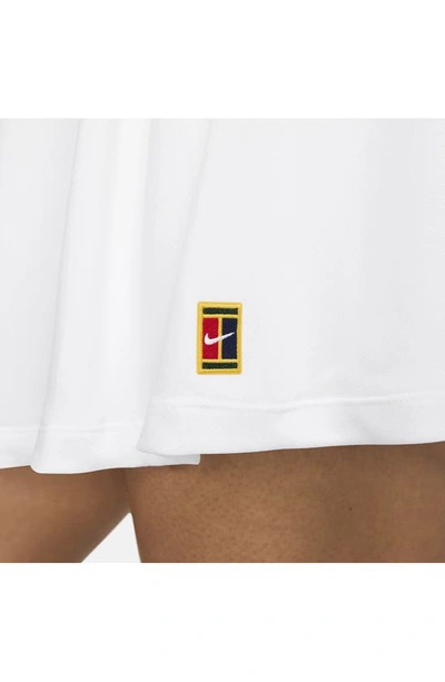Shop Nike Court Dri-fit Heritage Tennis Skirt In White