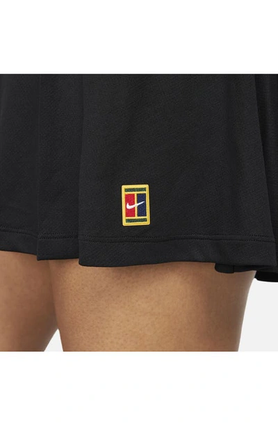 Shop Nike Court Dri-fit Heritage Tennis Skirt In Black
