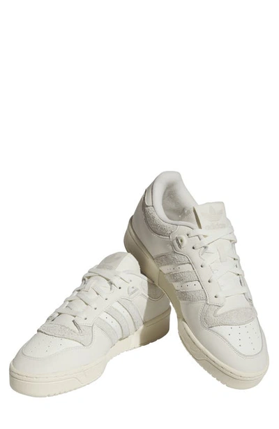 Shop Adidas Originals Rivalry Low 86 Sneaker In Off White/ Grey/ Cream