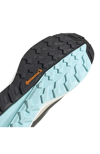 Shop Adidas Originals Terrex Free Hiker 2 Gore-tex® Hiking Shoe In Aqua/ Carbon/ Lucid Lime