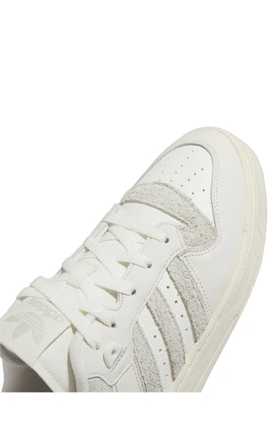 Shop Adidas Originals Rivalry Low 86 Sneaker In Off White/ Grey/ Cream