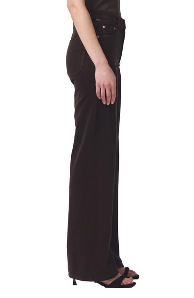 Shop Citizens Of Humanity Paloma Wide Leg Corduroy Pants In Wood