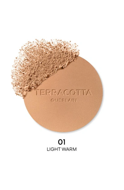 Shop Guerlain Terracotta Sunkissed Natural Bronzer Powder In 01 Light Warm