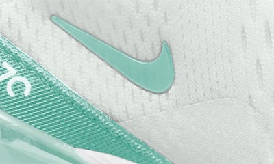 Shop Nike Kids' Air Max 270 Sneaker In White/ Emerald/ Jade/ White