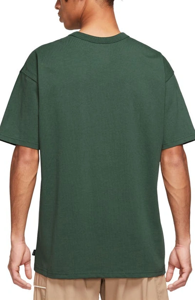 Shop Nike Premium Essential Cotton T-shirt In Fir