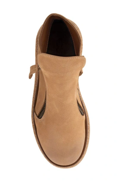 Bueno Phoenix Zip Bootie In Desert Nubuck