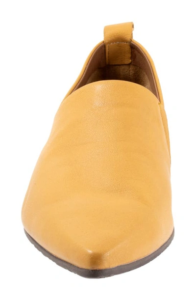 Shop Bueno Marley Pointed Toe Loafer In Mustard