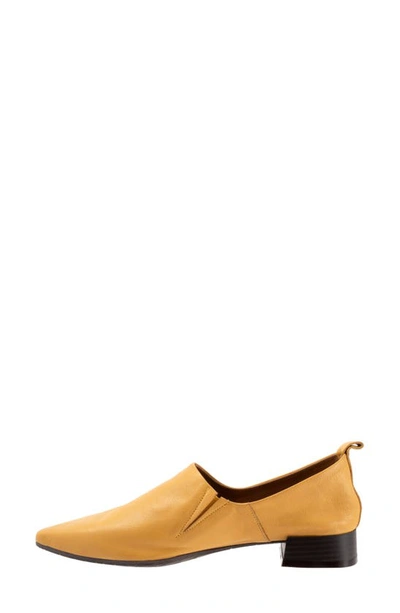 Shop Bueno Marley Pointed Toe Loafer In Mustard