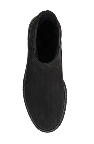 Shop Bueno Darla Lug Chelsea Boot In Black Nubuck