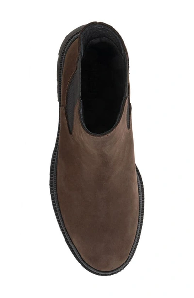 Bueno Darla Lug Chelsea Boot In Brown Nubuck