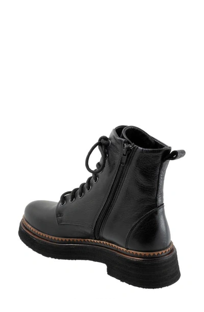 Shop Bueno Giana Combat Boot In Black