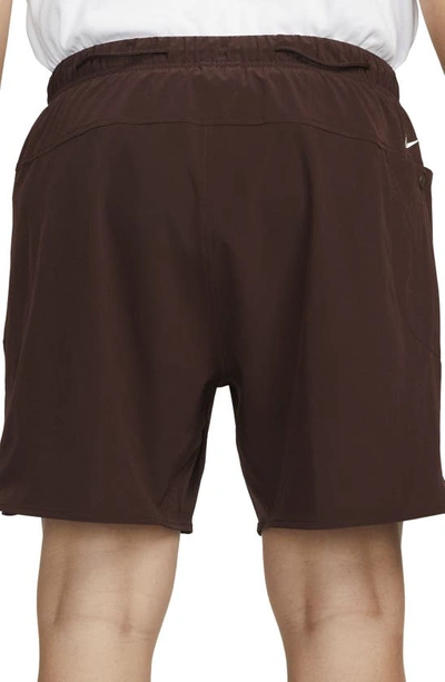 Shop Nike New Sands Hiking Shorts In Earth/ Summit White