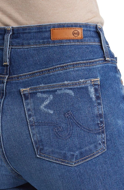 Shop Ag Farrah Raw Hem High Waist Bootcut Jeans In Brighton
