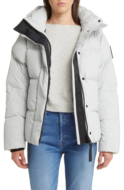 Shop Canada Goose Junction Wind & Water Resistant 750 Fill Power Down Parka In Silverbirch - Bouleau Argente